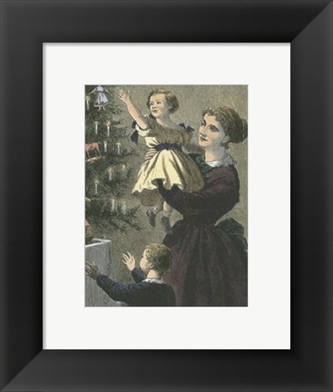 Framed Christmas Tree Print