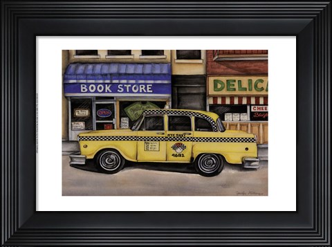 Framed NYC Taxi 46B2 Print