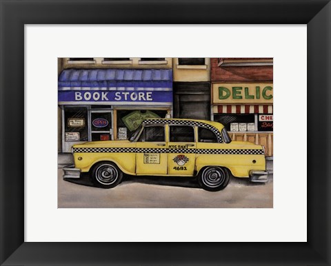 Framed NYC Taxi 46B2 Print