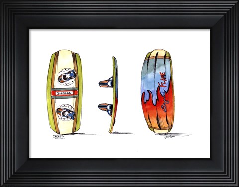 Framed Tricked (X) Print