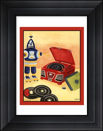 Framed Rocking Retro (H) Print