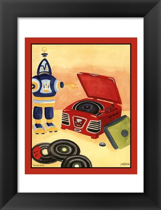 Framed Rocking Retro (H) Print