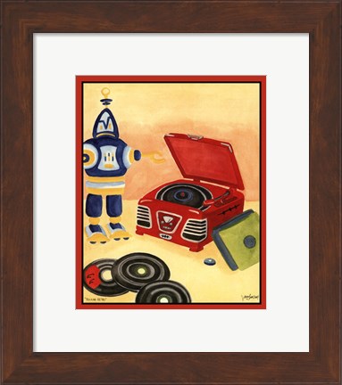 Framed Rocking Retro (H) Print