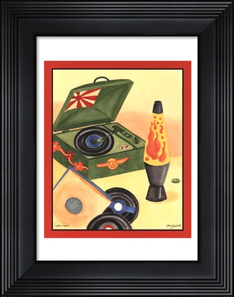 Framed Hippie Tunes (H) Print