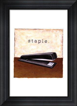Framed Staple Print