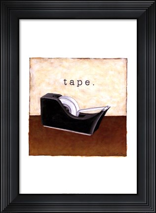 Framed Tape Print