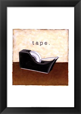 Framed Tape Print