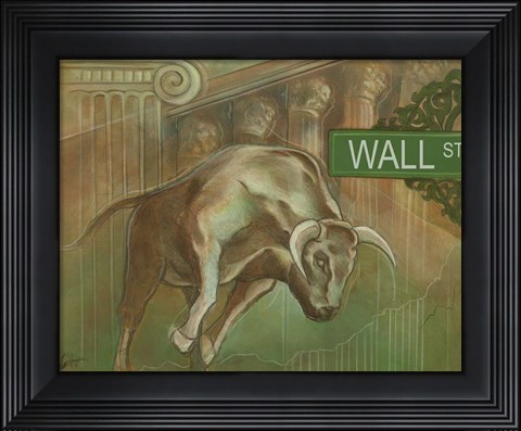 Framed Bull Market Print