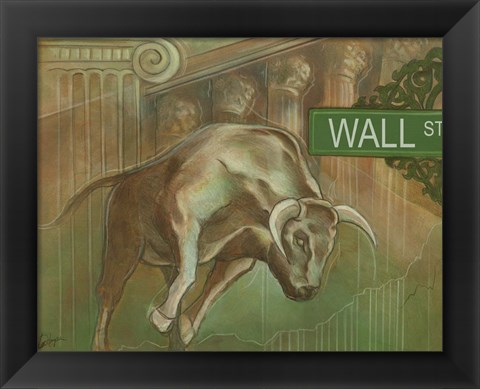 Framed Bull Market Print