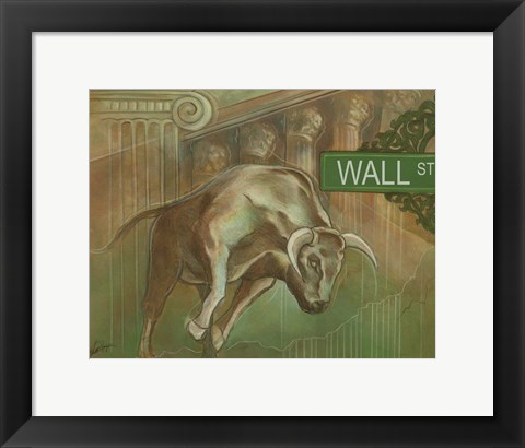 Framed Bull Market Print