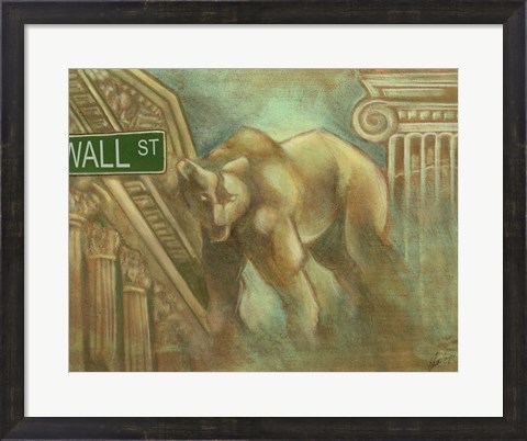 Framed Bear Market Print