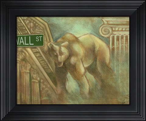 Framed Bear Market Print