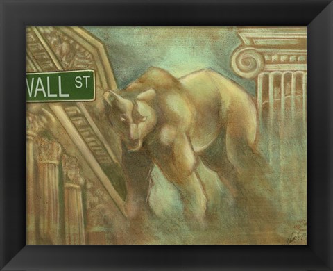 Framed Bear Market Print