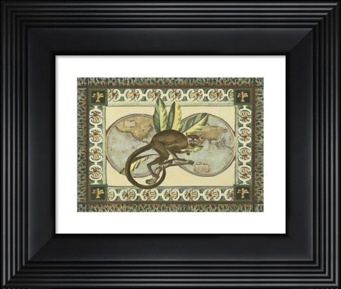 Framed Tropical Monkey II Print