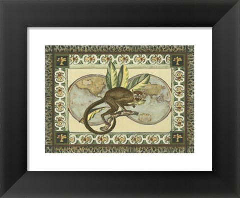 Framed Tropical Monkey II Print