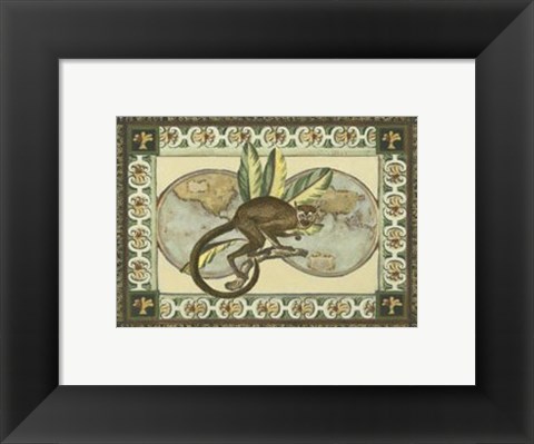 Framed Tropical Monkey II Print