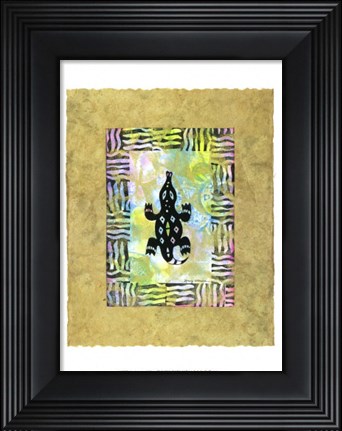 Framed Ancient Amphibians III Print