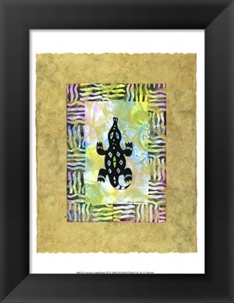 Framed Ancient Amphibians III Print