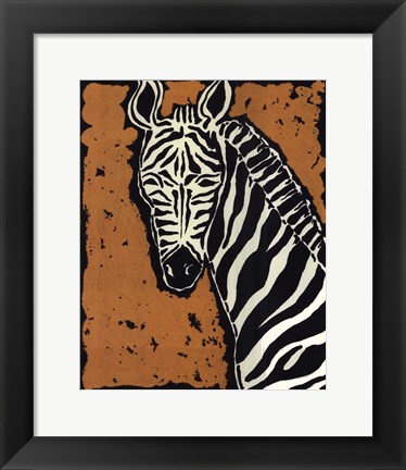 Framed Serengeti I Print
