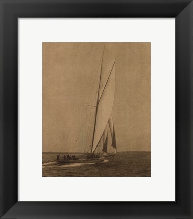 Framed Racing Yachts I Print