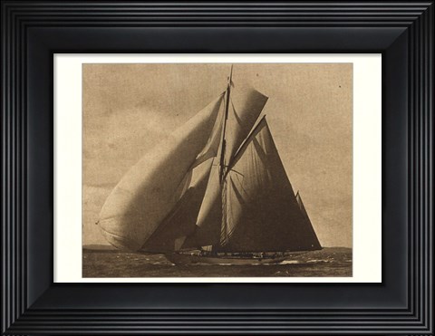 Framed Racing Yachts III Print