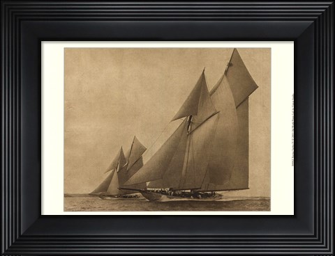 Framed Racing Yachts IV Print