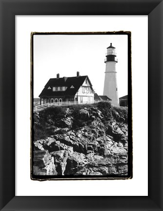 Framed Portland Headlight I Print