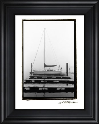 Framed Silent Mooring Print
