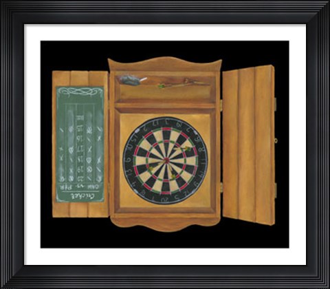Framed Bull&#39;s Eye I Print