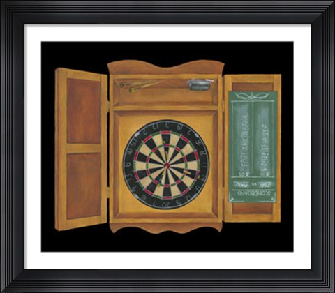 Framed Bull&#39;s Eye II Print