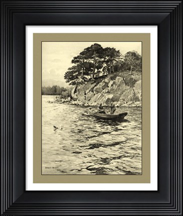 Framed On the River I Print