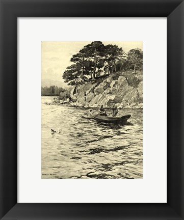 Framed On the River I Print