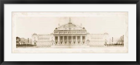 Framed Les Grand Prix de Rome II Print