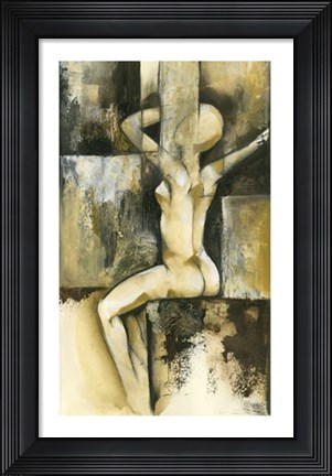 Framed Contemporary Seated Nude II Print