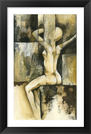 Framed Contemporary Seated Nude II Print
