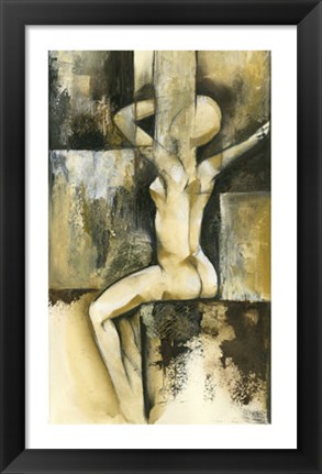 Framed Contemporary Seated Nude II Print