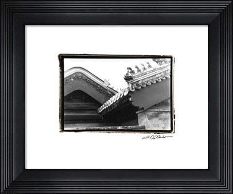 Framed Imperial Guardians, Beijing Print