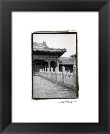 Framed Forbidden City Walk, Beijing Print