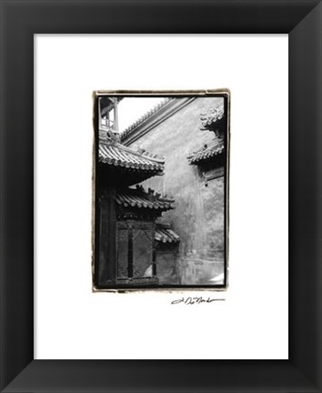 Framed Old Beijing Print