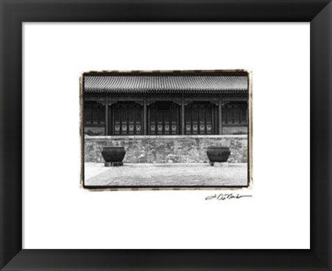 Framed Chinese Symmetry, Beijing Print