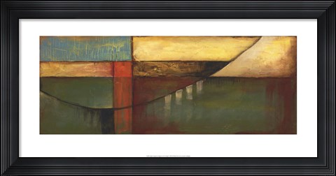 Framed Graphic Suspension Bridge on FAP Print