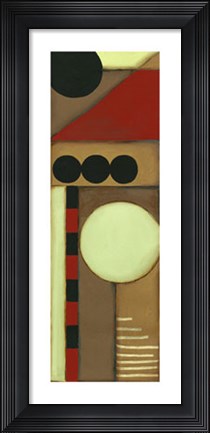 Framed Sophisticated Loft Panel III on FAP Print