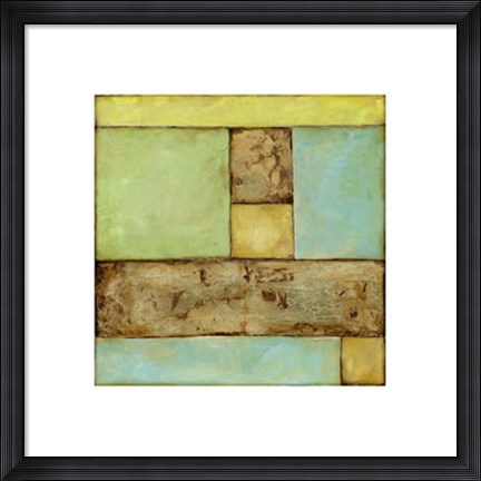 Framed Stained Glass Window I Print