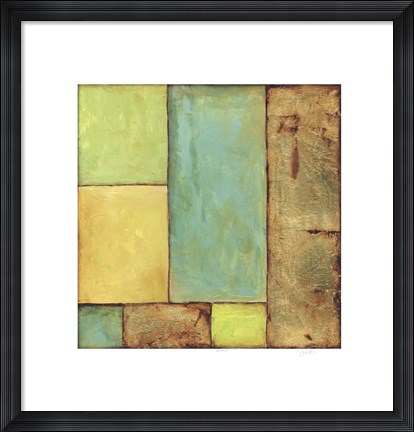 Framed Stained Glass Window II Print