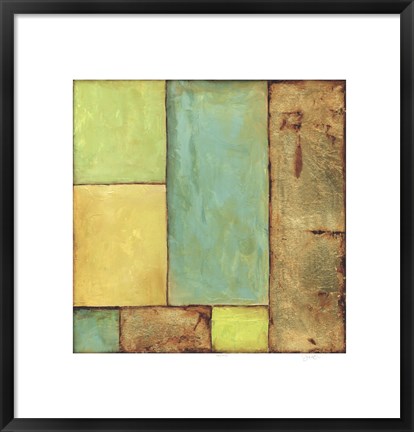 Framed Stained Glass Window II Print