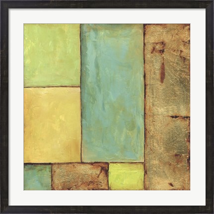Framed Stained Glass Window II Print