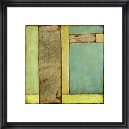 Framed Stained Glass Window III Print