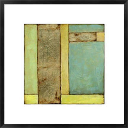 Framed Stained Glass Window III Print