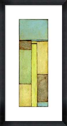Framed Stained Glass Window V Print