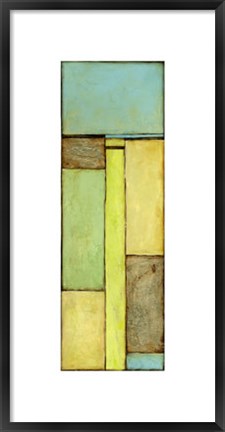 Framed Stained Glass Window V Print